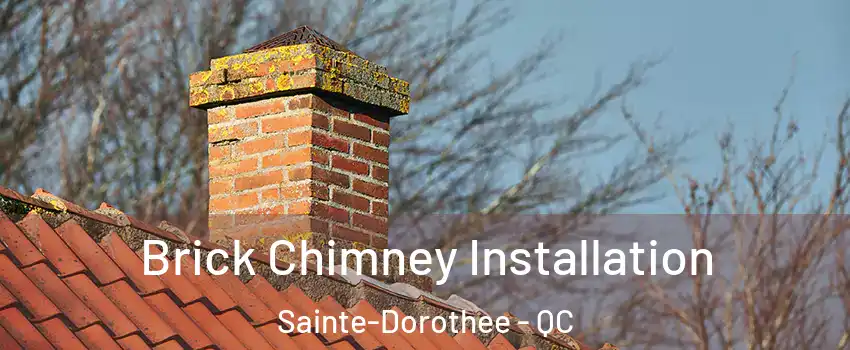  Brick Chimney Installation Sainte-Dorothee - QC