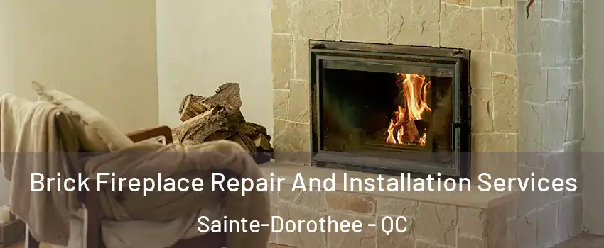  Brick Fireplace Repair And Installation Services Sainte-Dorothee - QC