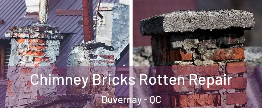  Chimney Bricks Rotten Repair Duvernay - QC