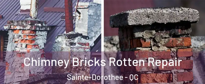  Chimney Bricks Rotten Repair Sainte-Dorothee - QC