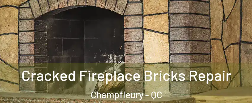  Cracked Fireplace Bricks Repair Champfleury - QC
