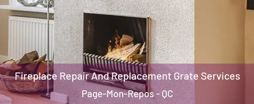  Fireplace Repair And Replacement Grate Services Page-Mon-Repos - QC