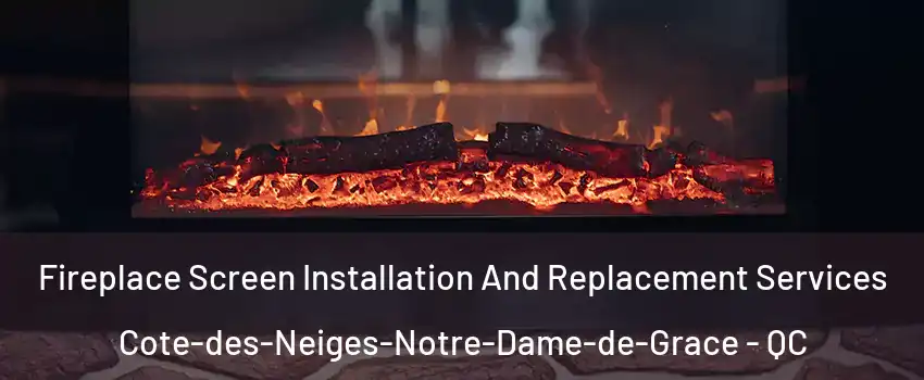  Fireplace Screen Installation And Replacement Services Cote-des-Neiges-Notre-Dame-de-Grace - QC