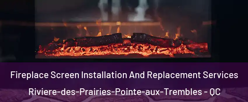  Fireplace Screen Installation And Replacement Services Riviere-des-Prairies-Pointe-aux-Trembles - QC