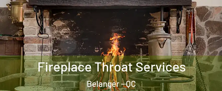  Fireplace Throat Services Belanger - QC