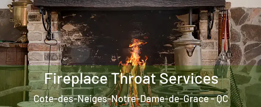 Fireplace Throat Services Cote-des-Neiges-Notre-Dame-de-Grace - QC