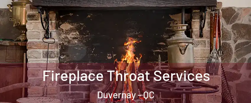  Fireplace Throat Services Duvernay - QC