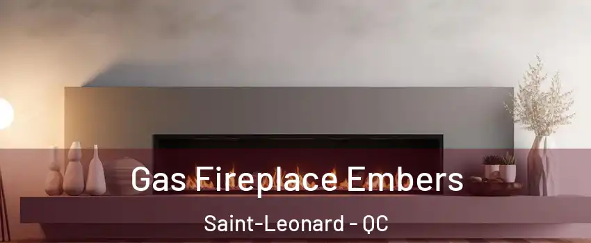  Gas Fireplace Embers Saint-Leonard - QC