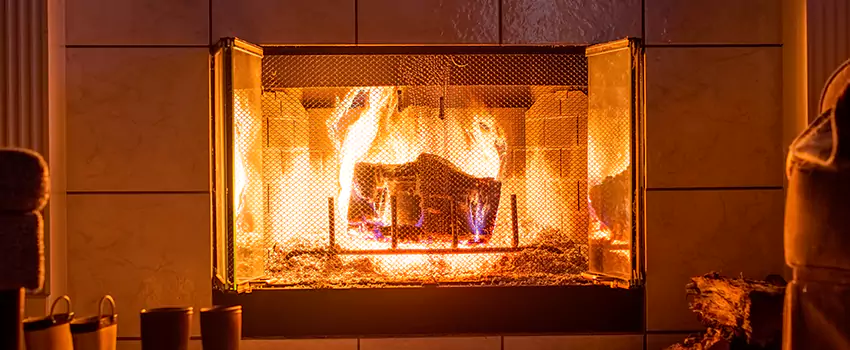Mendota Hearth Landscape Fireplace Installation in Montreal, Quebec