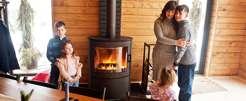 Morso Cast Iron Fireplace Insert Installation in Montreal, Quebec
