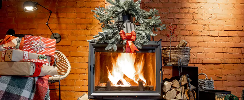 Travis Industries Linear Gas Fireplace Installation in Montreal, Quebec