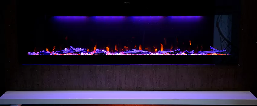 Dynamic Flame Color Fireplace Installation in Montreal, QC
