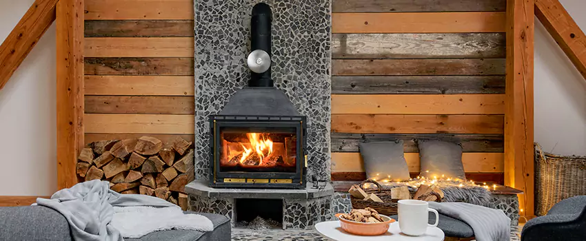Thelin Hearth Products Direct Vent Gas Stove Fireplace Inspection in Montreal, Quebec