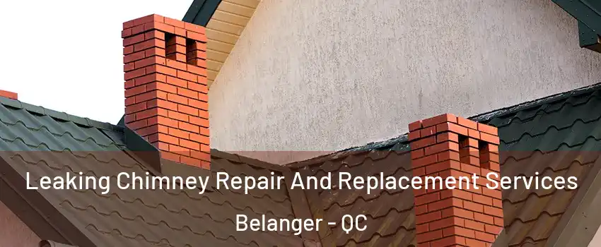  Leaking Chimney Repair And Replacement Services Belanger - QC