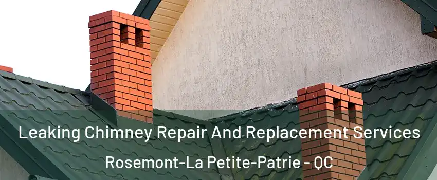  Leaking Chimney Repair And Replacement Services Rosemont-La Petite-Patrie - QC
