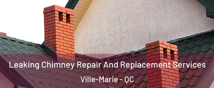  Leaking Chimney Repair And Replacement Services Ville-Marie - QC