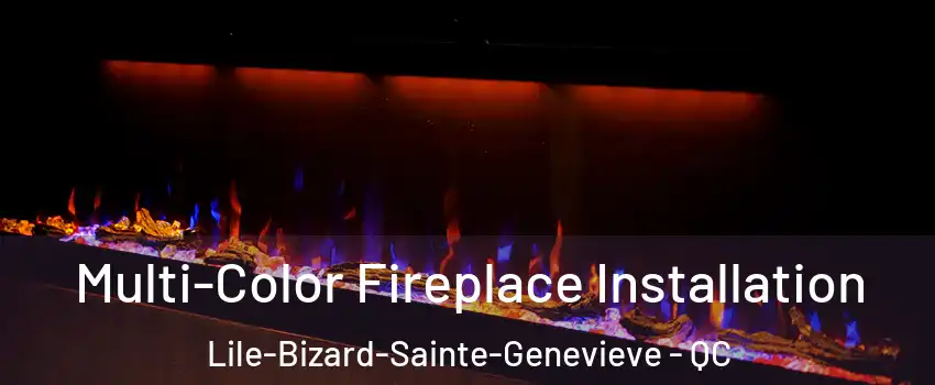  Multi-Color Fireplace Installation Lile-Bizard-Sainte-Genevieve - QC